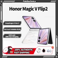 Honor Magic V Flip2 6.82 inch Foldable OLED Snapdragon 8 Gen 3 5500 mAh 80W Fast Charging Honor Phon