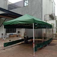 tenda 3x4.5 + dinding 3 sisi ket 1.2mm