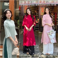 SATIN SILK FABRIC FOR Ao Dai, BA BA, STYLE SHIRT, PIJAMA