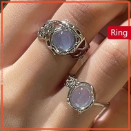 Red agate niche design simple bud gemstone ring