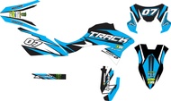 DECAL KLX DTRACKER BF BIRU LANGIT