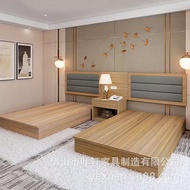 Hotel Guangdong Dajian Living Room Wholesale Bed Label Furniture Bed Furniture B & B Board Bed Full 