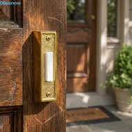USNOW European Style Door Bell, Sturdy Solid Classic Design Vintage Plastic Doorbell Switch, Retro A