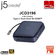 J5create JCD3196 (JCD3196 Type-C Dock Dual 4K HDMI™) 11 IN 1 FUNCTIONS