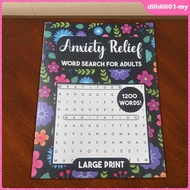 [DilidilidaMY] Word Search for Adults Word Puzzle Book Word Find Puzzle Large Print for