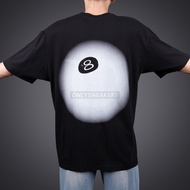STUSSY 8 BALL FADE BLACK TEE
