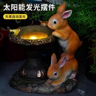 Solar Light Cute Cat Sightseeing Resin Decoration Night Light Outdoor Garden Villa Courtyard Decoration Decoration