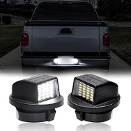 2PCS LED License Plate Lights Tag Lamp Compatible with F150 F250 F350 Pickup Truck, F37Z-13550-A, F3