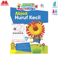 Abjad Huruf Kecil - Aktiviti Asas Menulis - Menulis Dan Mewarna - Prasekolah - ABC - Latihan Menulis