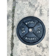 Weight plate dumbbell plate iron plate dumbbell plate 25 kg olympic diameter 5 cm