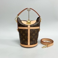LV 路易威登 老花DUFFLE 手袋薯條包 手提單肩斜挎包 尺寸15*22cm