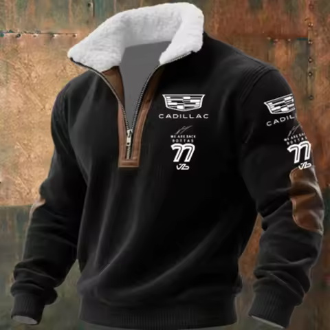 Cadillac F1 Giorgio Perez Fur-lined Hoodie 2025 Pure Cotton Hoodie Cadillac F1 Balotelli Bottas Part