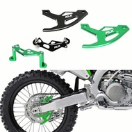 Motorcycle KLX LOGO CNC Rear Brake Caliper Guard Cover Protector Kit For KAWASAKI KLX450R KLX 450R 4