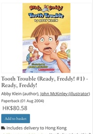 [99.9%新，完全無寫過、無劃花、無爛，環保價$18] Ready, Freddy! Tooth Trouble Scholastic (德望小學P2 Reader)