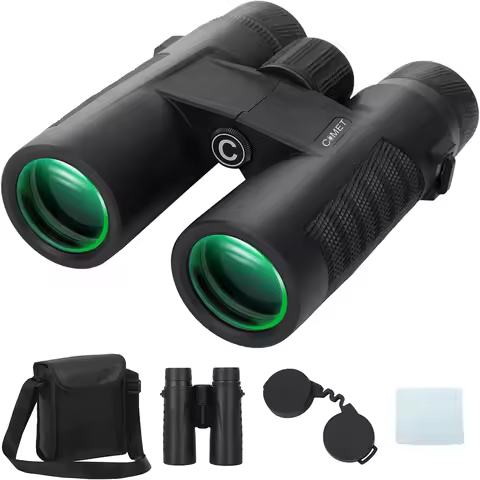 COMET Powerful Binoculars 8x42 10X42 HD Long Range Waterproof Bak4 Binocular BAK4 Prism High Clarity