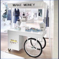 European Style Iron Float Outdoor Market Stall Cart Stall Trolley Snack Cart Night Market Stall Trol