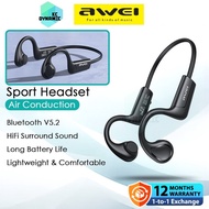 Awei A886BL Air Conduction Headset Sport Headset Wireless Headphone Awei Bluetooth Headset Bone Cond