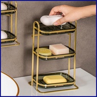 Shampoo Bar Holder 3 Tier Bath Bar Box Shampoo Bar Dish Rack Shower Rack Elegant Shampoo Bar Tray for Bathroom lusg