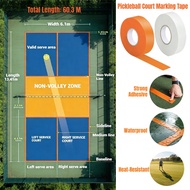 High Visible Pickleball Court Marking Tape Boundary Line Tape Strong Adhesive Waterproof Sport Floor