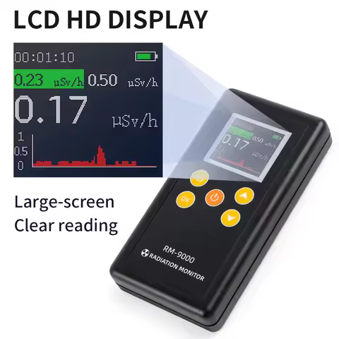 Portable RM-9000 Radiation Detector Digital EMF Tester Gammaray Detector X-rays γ-rays β-rays Measur