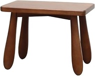 Footstools Solid Wood Bracket Square Shoe Bench Rounded Corner Bearing 75KG, Small And Exquisite Sim