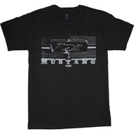 Ford Mustang Grill T-Shirt For Men Mustang Cobra Racing Tee Shirt Mens Tshirt