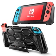 SUPCASE Mumba Protective Case for Nintendo Switch Heavy Duty Grip Cover for Nintendo Switch Console with Comfort Padded Hand Grips&amp; Kickstand