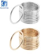 [Gazechimp] 10x Metal Round Rings Close Hoops Iron Loop For Dream Catcher Crafts DIY Gifts