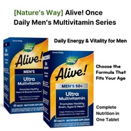 [Nature’s Way] Alive Once Daily Men’s Multivitamin Series | Ultra Potency Men’s Multivitamin Series