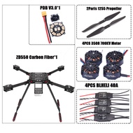 Rctosky F550 Hexa Frame Flight Control Carbon Ardupilot Radio Telemetry Quadcopter Blheli 40A Esc 35