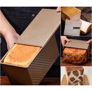 Toast Box Non-Stick Chefmade Loaf Pan Boxtray Bread Home Bakeware Tool baking 450g With Lid土司盒