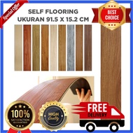 [1ST GRADE ] Wood Design Vinyl Flooring Premium Quality Vinil Floor Decoration Lantai Sticker Lantai