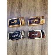 Belt buckle/belt buckle, high-quality crocodile leather belt buckle