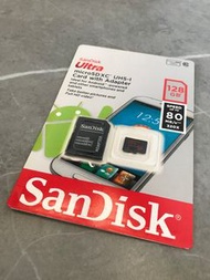 128G記憶卡 SanDisk microSDXC UHS-I Card with Adapter 128GB