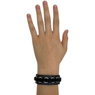SD-022 PU Leather wristband Warrior Express Delivery Available Grab