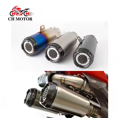 universal 36-51mm motorcycle exhaust muffler Escapes Para Motos for VITPILEN 401 RC 8C F3 800 PANIGA