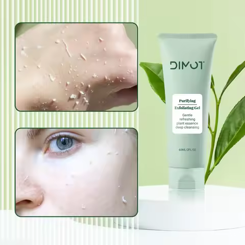 Aloe Vera Face Exfoliating Gel Facial Scrub Cleanses Remove Blackhead Dead Skin Moisturizing Soothin