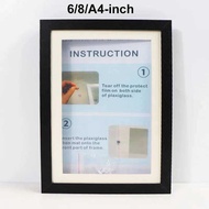 6/8/A4 inch Children's Art Frame,1Flip Photo Frame, Storage KidsArt Magnetic Image Frame Party Decor