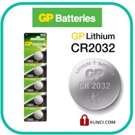 5 PCS ORIGINAL GP LITHIUM BATTERY CR2032