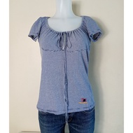 DSQUARED2 Blue Stripe Blouse Shirt Tops for Women size Large