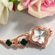 Jam Tangan Wanita Model Serut Rantai Stainles Gelang Mewah Trendy