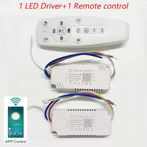 Intelligent LED Driver (20-40W)X2 (40-60W)X2 (50-70W)X2 (60-80W)X2 APP Control and 2.4G Remote Contr