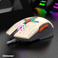 Chuột Máy Tính Chơi Game Sliver FOX H6 Led RGB Kết Nối Dây 6 Nút Bấm Full Chức Năng Cho PC Laptop