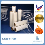 500MM Stretch Plastic Wrap Film Wrapping Film Packing Film 1.5kg x 70M