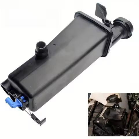 17137787039 Front Engine Coolant Reservoir Kits w/Sensor & Cap For BMW E46 E83 E53 320i 323Ci 323i 3
