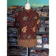 kemeja batik lengan pendek