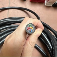 Dây điện 3 pha 3x1.5/3x2.5/ 4x1/4x1.5/4x2.5 lõi đồng nguyên chất - Màu đen/ghi ngẫu nhiên - 10 mét