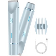 Vendyle 2-in-1 Women's Body Shaver, 2-in-1 Electric Shaver for Women, Rechargeable Intimate Shaver f