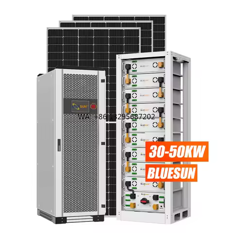 Lifepo4 Battery 30kwh 50kwh 80kwh Hybrid Solar System 30kw Kit Solar System with 48v 200AH Lithium L