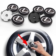 4PCS 60mm Car Wheel Hub Center Caps Rim Cover Badge Emblem Stickers Accessories for Lexus ES300 RX33